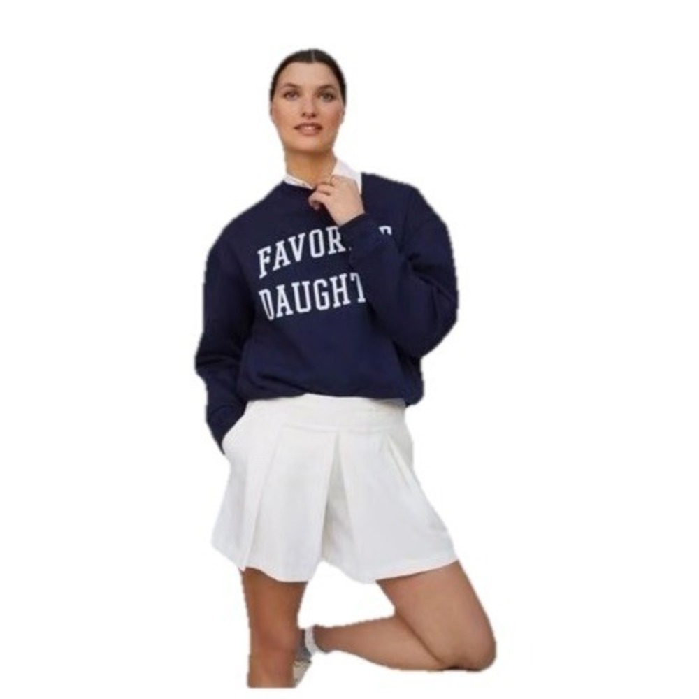 Maeve Anthropologie Pleated Skort White Womens Size 12 Tennis Shorts